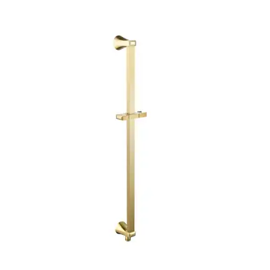 Direct From Manufacturer Flusso 230.601005ASB Shower Slide Bar With Integrated Wall Elbow - Satin Brass