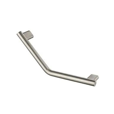 Fan Favorite Flusso GBB.5218BN Angled Shower Grab Bar - 18" - Brushed Nickel