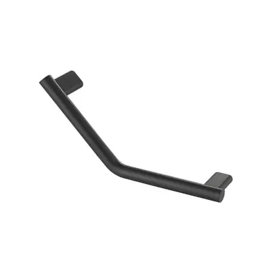 Flusso GBB.5218MB Angled Shower Grab Bar - 18" - Matte Black Premium