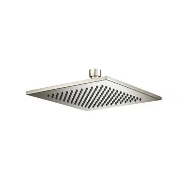 Clearance Flusso HS1001APN 8" Solid Brass Showerhead / Rainhead - Square - Polished Nickel