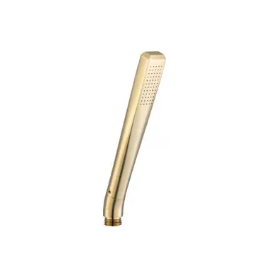 Worldwide Shipping Flusso HS1029HSB Single Function Hand Held Wand / Hand Shower - Satin Brass