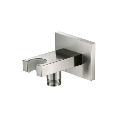 Time-Limited Flusso HS8006BN Wall Elbow With Holder Combo - Brushed Nickel