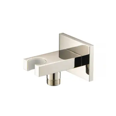 Best Price Flusso HS8006PN Wall Elbow With Holder Combo - Polished Nickel