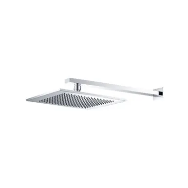 Flusso RHW.10SMB 10" Rain Head with 16" Arm - Matte Black Authentic