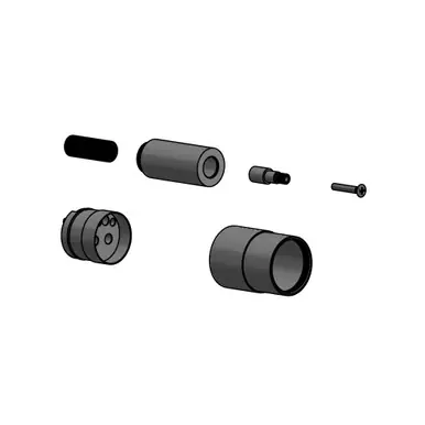 Same Day Shipping Flusso PBV.2100EMB 0.8" Extension Kit - For Use with PBV.1005A Pressure Balance Valve - Matte Black