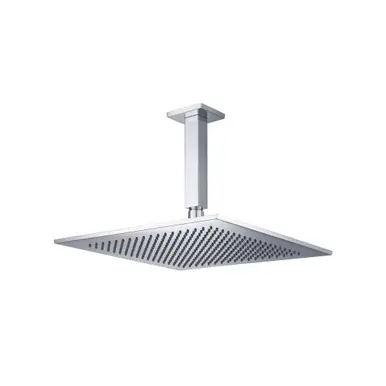 Sale Flusso RHC.12SCP 12" Rain Head with 6" Ceiling Mount Arm - Chrome