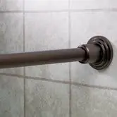 Special Offer Gatco 820 Marina Shower Rod Shower Curtain Rod Set - Oil Rubbed Bronze