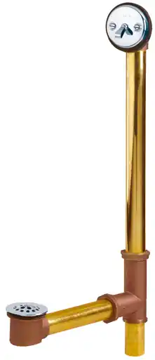 Brand New Gerber 41-813 Classics Trip Lever Drain for Roman Tub - Chrome