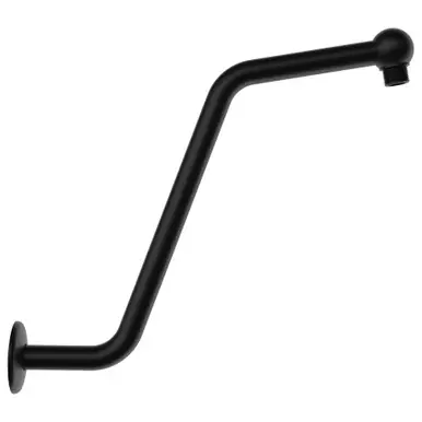 Warranty Included Gerber D481116BS 13" S Shaped Showerarm w/ Escutcheon - Satin Black