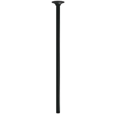 Fan Favorite Gerber D481324BS 24" Ceiling Mount Showerarm w/ Escutcheon - Satin Black