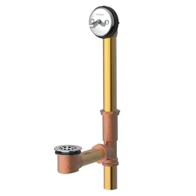 Factory Price Gerber G004181876 Classics Trip Lever 20 Gauge Drain for Standard Tub with Retaining Ring - Chrome