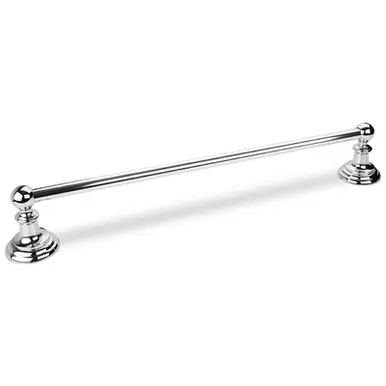 Viral Hardware Resources BHE5-03PC-R Fairview 18 Inch Towel Bar - Polished Chrome