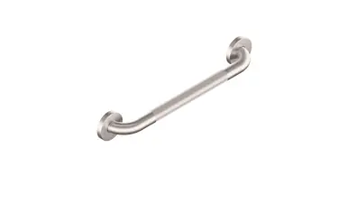 Today Only Healthcraft GB-18-SK Easy Mount 1.25-in x 18-in Knurled Grab Bar - Stainless Steel