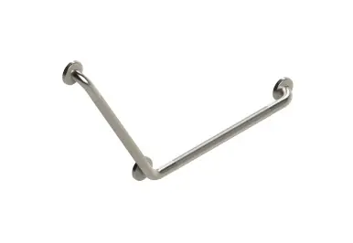 New Release Healthcraft GB-24x24-SK Easy Mount 120° Angled Grab Bar 24-in x 24-in - Stainless Steel