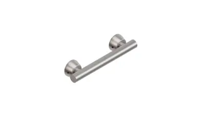 Shop Now Healthcraft Invisia™ Stainless Linear Safety Support Bar, 12" Length, Brushed Stainless