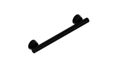 Deal Healthcraft Invisia™ Stainless Linear Safety Support Bar, 18" Length, Matte Black