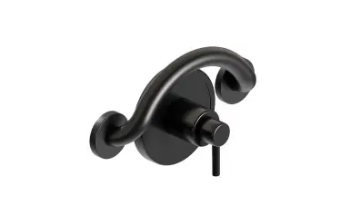 Deal Healthcraft PLUS Crescent Decorative Grab Bar for Over Faucet, Matte Black