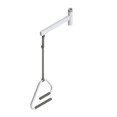 Final Sale Healthcraft SuperTrapeze™ Trapeze Handle Add On Kit for Floor To Ceiling Super Pole - White