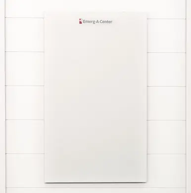 Trusted Brand Iron-A-Way EMERG-A-CENTER Safety Cabinet Filled with Emergency First Aid Supplies - Flat White Door - EAC24SFW