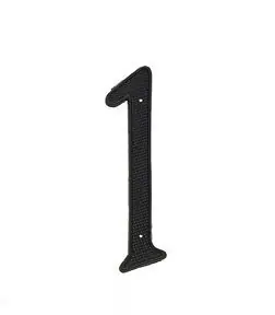 Best Price JVJ 00115 4" Black Finish Zinc Alloy House Number "1"