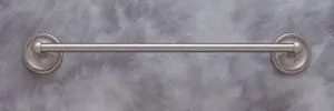 Budget JVJ 23618 Roped Series Satin Nickel 18" Towel Bar