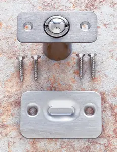 Bulk Order JVJ 90246 Satin Nickel 7/8" Radius Corner Ball Catch