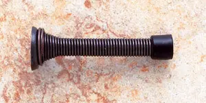 Warranty Included JVJ 93512 Old World Bronze 3 1/8" Heavy Duty Spring Door Stop