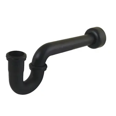 Wholesale Kingston Brass 1-1/2" P-Trap with Box Flange, 13-1/16" Length, 18 Gauge, Matte Black - CC4120MB