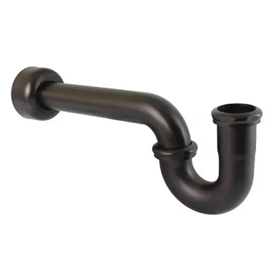 While Supplies Last Kingston Brass 1-1/2" P-Trap with Box Flange, 13-1/16" Length, 18 Gauge, Oil Rubbed Bronze - CC4125