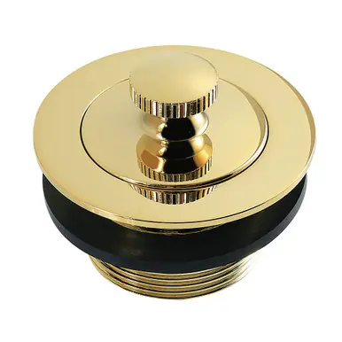 Trending Kingston Brass 1-1/2-Inch Brass Lift & Lock Bathtub Drain, Polished Brass - DLT2082