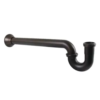 Budget Kingston Brass 1-1/4" (or 1-1/2") x 1-1/2" P-Trap with Bell Flange, 19" Length, 18 Gauge, Oil Rubbed Bronze - CC5245