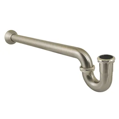 Big Sale Kingston Brass 1-1/4" (or 1-1/2") x 1-1/2" P-Trap with Bell Flange, 24" Length, 18 Gauge, Brushed Nickel - CC7248