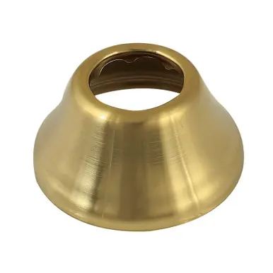 Top Rated Kingston Brass 1-1/4" ID x 3" OD Bell Flange, Brushed Brass - FLBELL11437