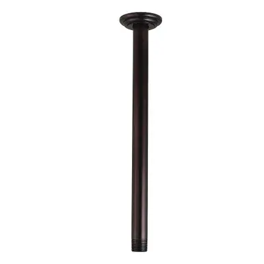 Trending Kingston Brass 12" Rain Drop Ceiling Mount Shower Arm with Round Flange, Oil Rubbed Bronze - K211C5