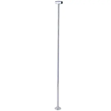 Brand New Kingston Brass ABT1042-1 Shower Curtain Rail Support, Polished Chrome