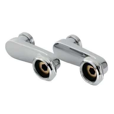 Editor’s Pick Kingston Brass Aqua Vintage AET135-1 Swing Arms for Wall Mount Clawfoot Tub Faucet, Polished Chrome