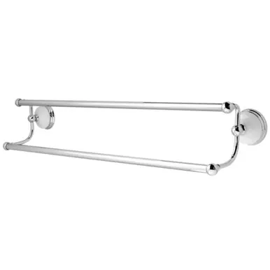 Shop Now Kingston Brass BA1113C Victorian 24-Inch Dual Towel Bar, Polished Chrome