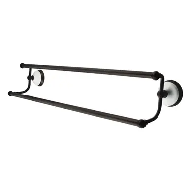 While Supplies Last Kingston Brass BA1113ORB Victorian 24-Inch Dual Towel Bar, Oil Rubbed Bronze