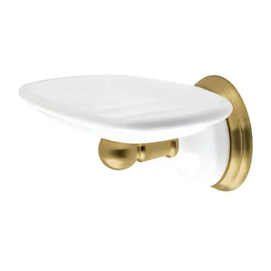 Kingston Brass BA1115BB Victorian Wall-Mount Soap Dish Holder, Brushed Brass Popular