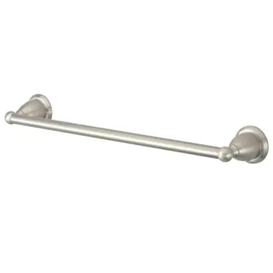 Deal Kingston Brass BA1752SN Heritage 18" Towel Bar, Brushed Nickel