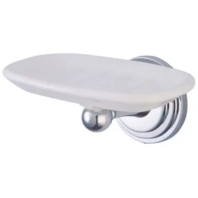 Deal Kingston Brass BA2715C Milano Wall-Mount Soap Dish, Polished Chrome