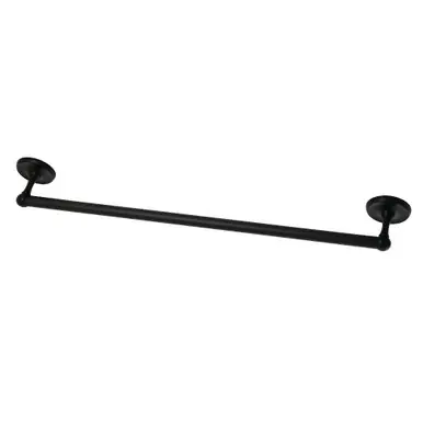 Brand New Kingston Brass BA311MB Classic 24-Inch Towel Bar, Matte Black