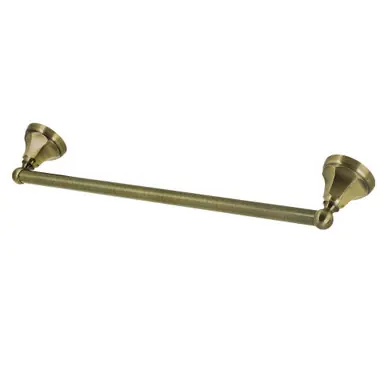 Final Sale Kingston Brass BA4811AB Metropolitan 24" Towel Bar, Antique Brass
