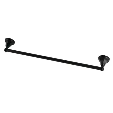 Direct From Manufacturer Kingston Brass BA4811MB Metropolitan 24" Towel Bar, Matte Black