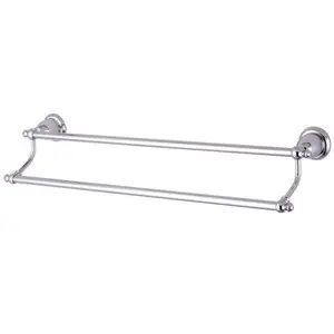 Same Day Shipping Kingston Brass BA797318C 18" Double Towel Bar - Polished Chrome
