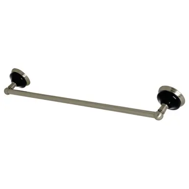 Secure Checkout Kingston Brass BA9112BN Water Onyx 18 in. Towel Bar, Brushed Nickel
