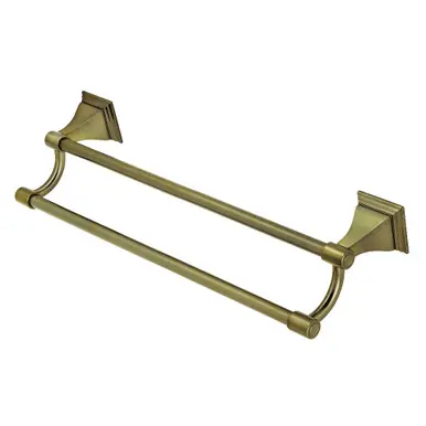 Trending Kingston Brass BAH612318AB Monarch 18-Inch Dual Towel Bar, Antique Brass