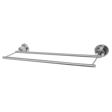 Same Day Shipping Kingston Brass BAH821318C Concord 18 Inch Double Towel Bar, Polished Chrome