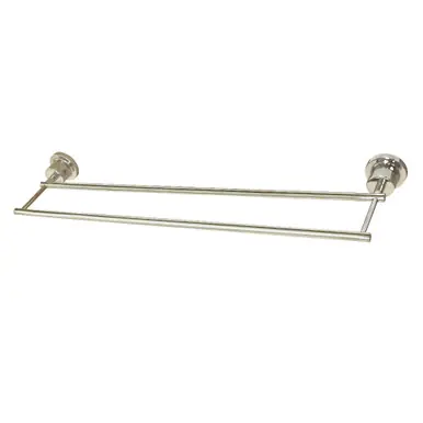 Best Seller Kingston Brass BAH821330PN Concord 30-Inch Double Towel Bar, Polished Nickel