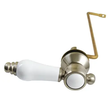 Clearance Kingston Brass Bel-Air Side Mount Toilet Tank Lever, Brushed Nickel - KTBPLS8